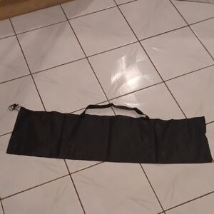 4/$30 New Black Carrying Bag With Side Drawstring Opening & Handle